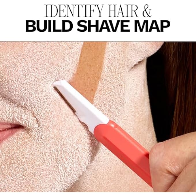 Jill HAIR IDENTIFYING SPRAY  DERMAPLANING & FACIAL HAIR PREP MIST FOR WOMEN, HIGHLIGHTS PEACH FUZZ & FINE HAIRS FOR PRECISE SHAVING & EXFOLIATION, 2 FL OZ - Image 2